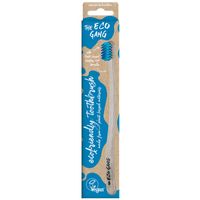 The Eco Gang Adult Plant-Based Toothbrush - Sensitive - Blue